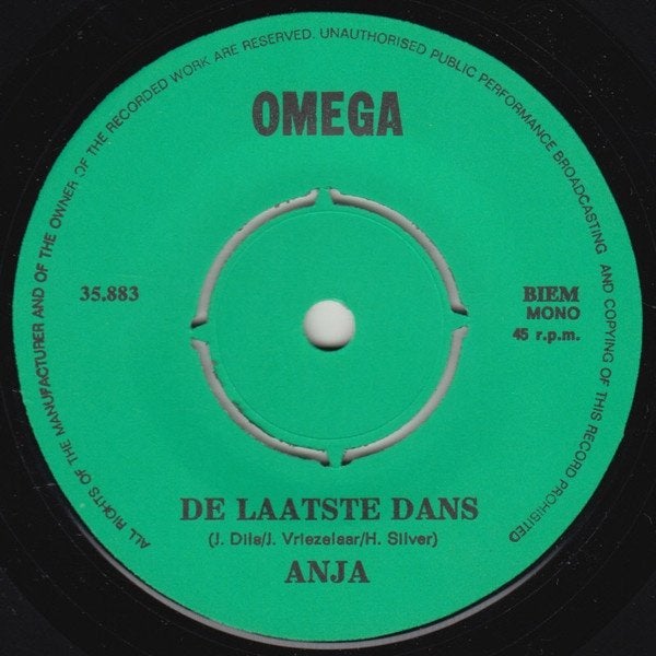 Foto 2 van Smartlap Single (1969) ANJA - De Laatste Dans / Wacht op Mij