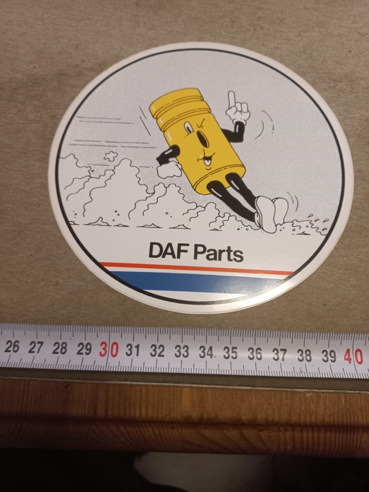 Vintage DAF Parts sticker - Uniek verzamelobject, Ophalen of Verzenden
