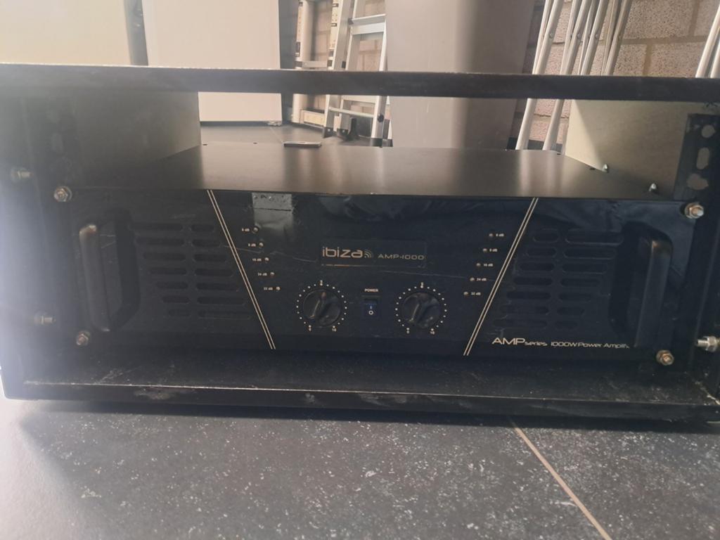 Ibiza AMP-1000 1000W Power Amplifier, Overige merken, Ophalen of Verzenden, 120 watt of meer, Gebruikt