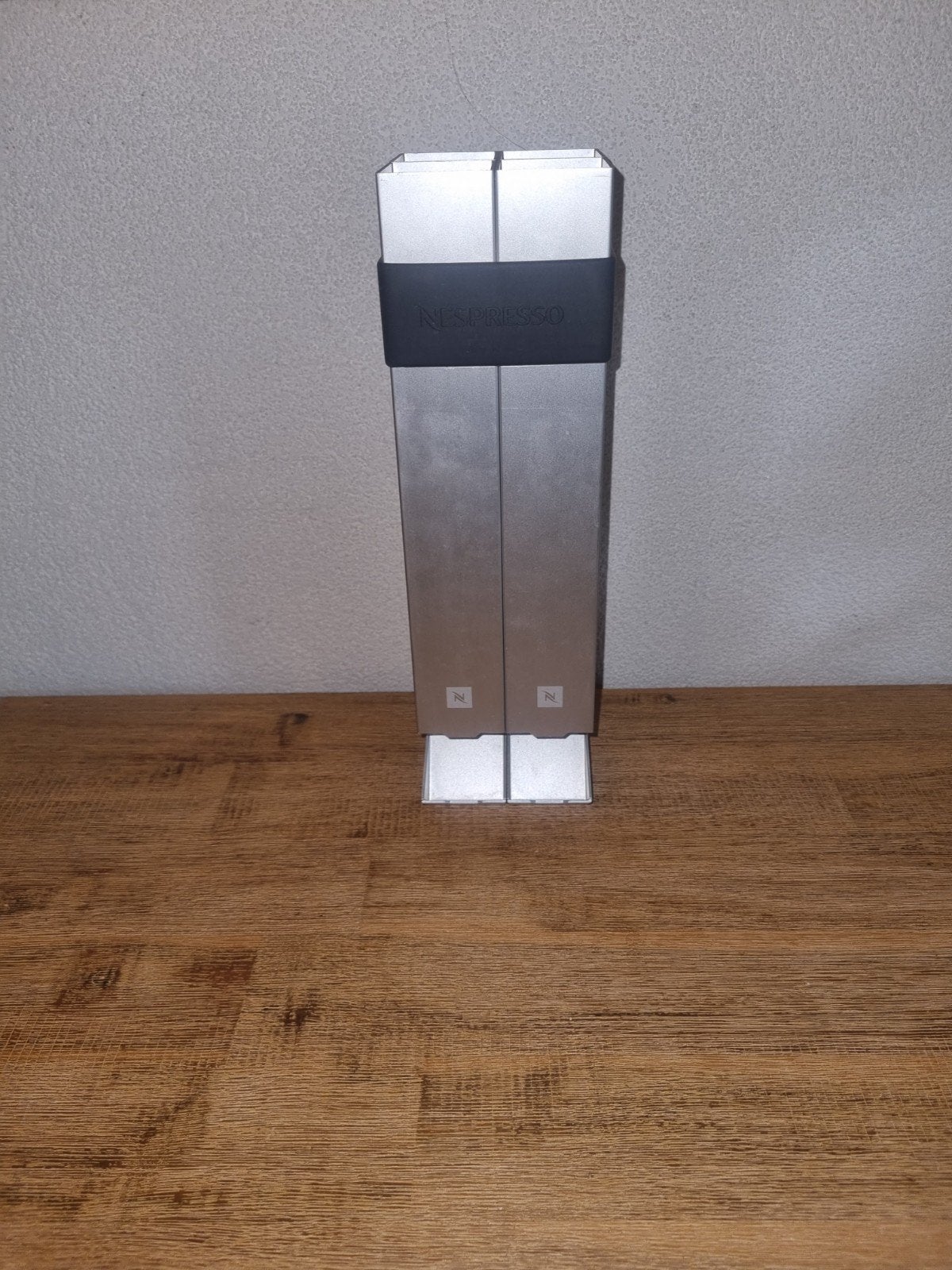 Nespresso capsulehouder - Zilverkleurig metaal, Zilver, Ophalen of Verzenden, Metaal, Overige merken