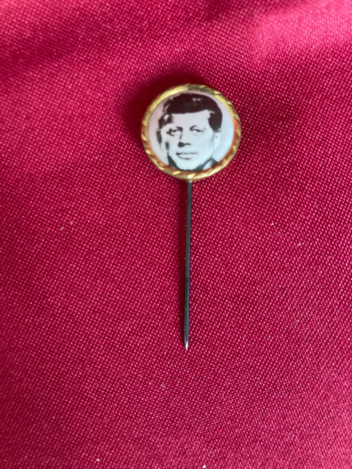 Vintage JFK Pin - John F. Kennedy Speldje, Verzenden, Gebruikt, Overige onderwerpen, Speldje of Pin