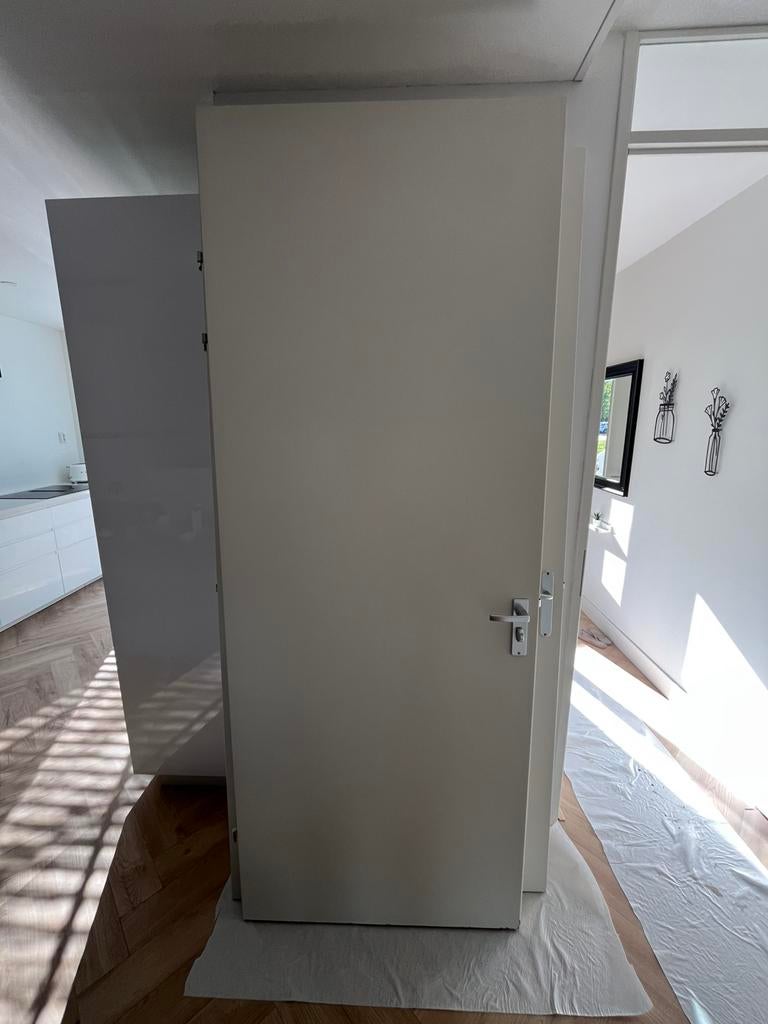 gratis 3 x Witte binnendeur 231,5 x 88 cm, Ophalen, Gebruikt, 80 tot 100 cm, 215 cm of meer