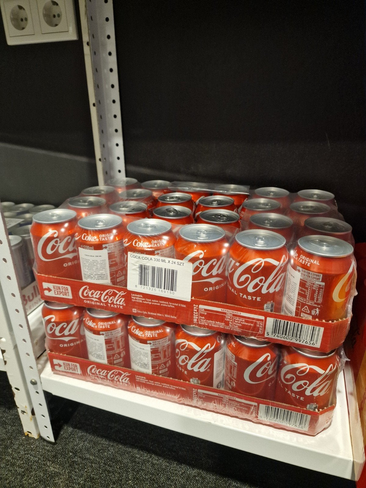 Cola blikjes 24x33cl, Ophalen