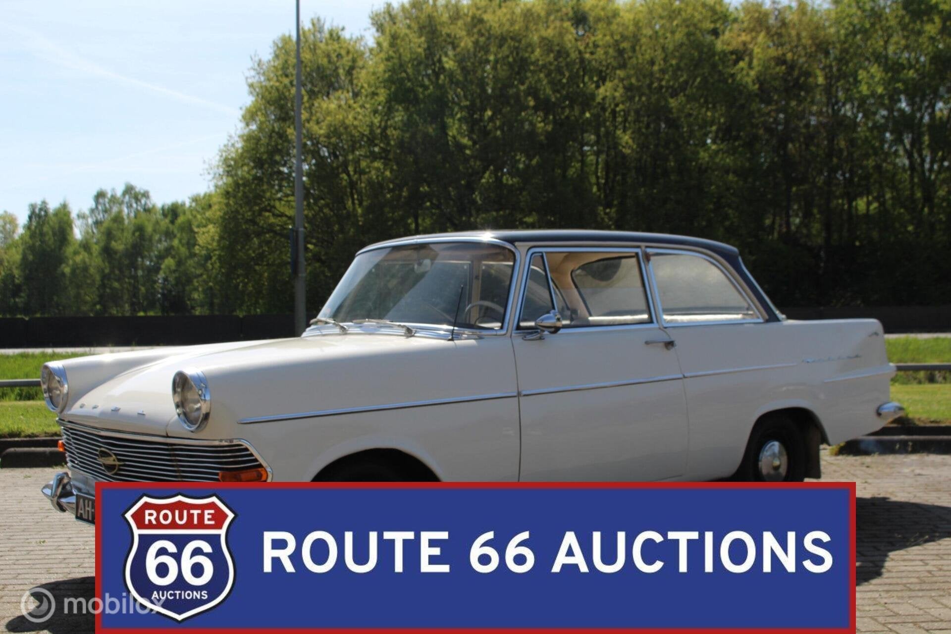 Opel Rekord P2 1700 | Route 66 Auctions, Overige carrosserieën, Zwart, Bedrijf, Opel