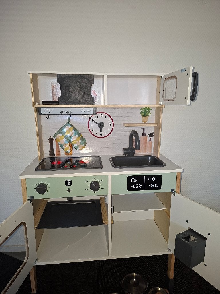 Speelgoed keuken (hout), Kinderen en Baby's, Ophalen, Zo goed als nieuw, Meubelstuk of Keukentje