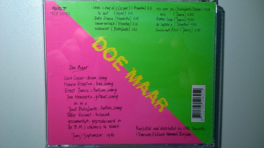 Doe Maar - Skunk, Ophalen of Verzenden, Zo goed als nieuw, Pop, Album