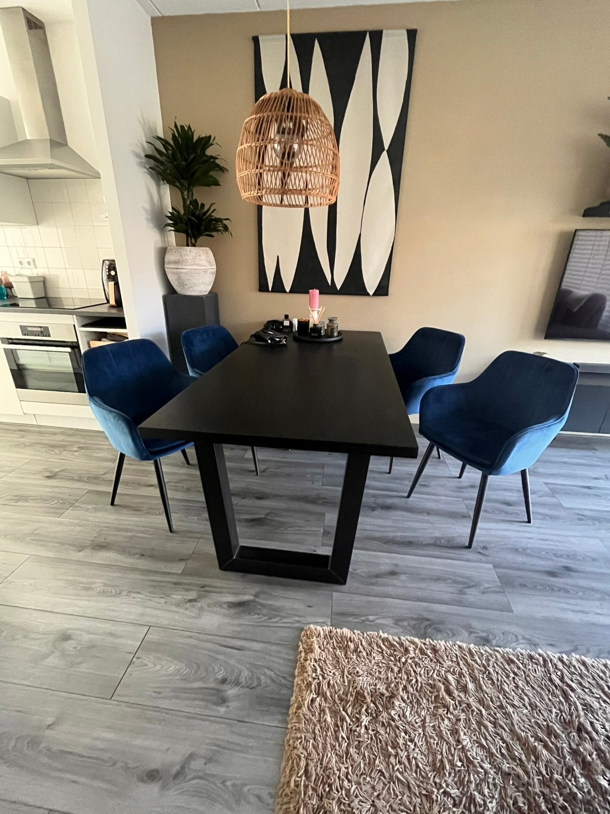 4 eetkamerstoelen, Ophalen, Zo goed als nieuw