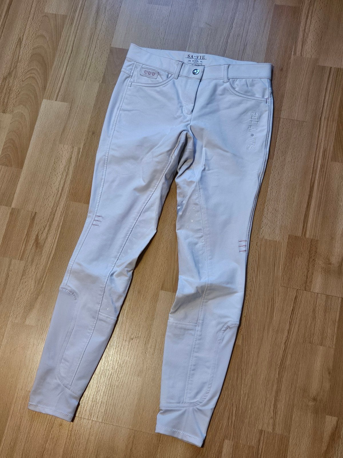 Witte rijbroek maat M, Dieren en Toebehoren, Gebruikt, Dressuur, Dames, Onderkleding
