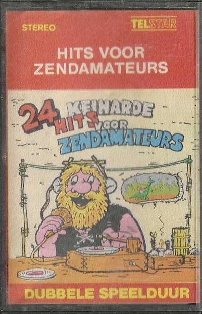 24 KEIHARDE HITS VOOR DE ZENDAMAREUR  DIV. ART. 1980 CB456, Gebruikt, 1 bandje, Ophalen of Verzenden, Origineel