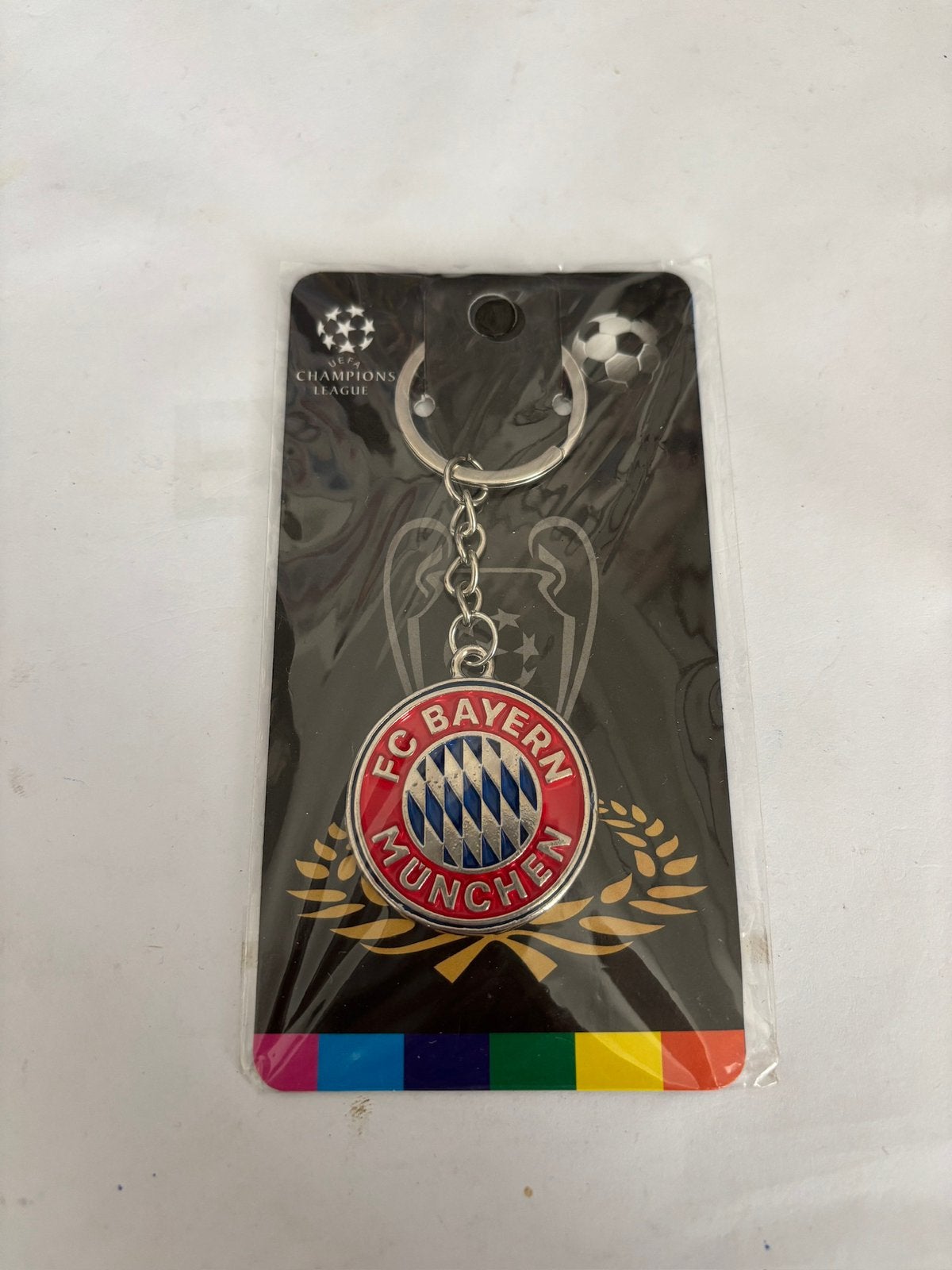 Bayern München logo sleutelhanger, Ophalen of Verzenden, Nieuw, Buitenlandse clubs, Beeldje of Poppetje