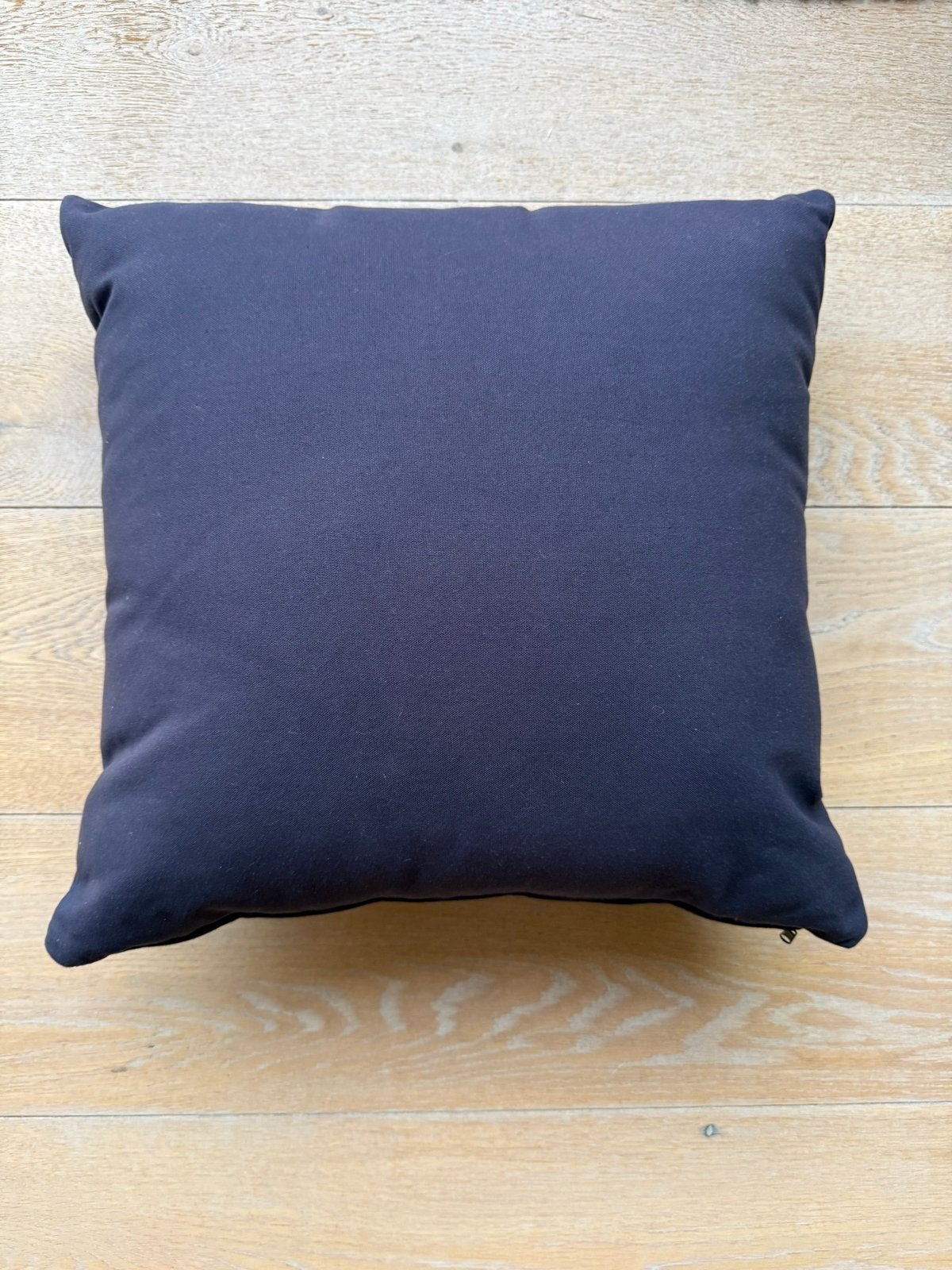 Donkerblauw sierkussen 40x40cm met binnenkussen, Blauw, Afneembare hoes, Vierkant, Nieuw