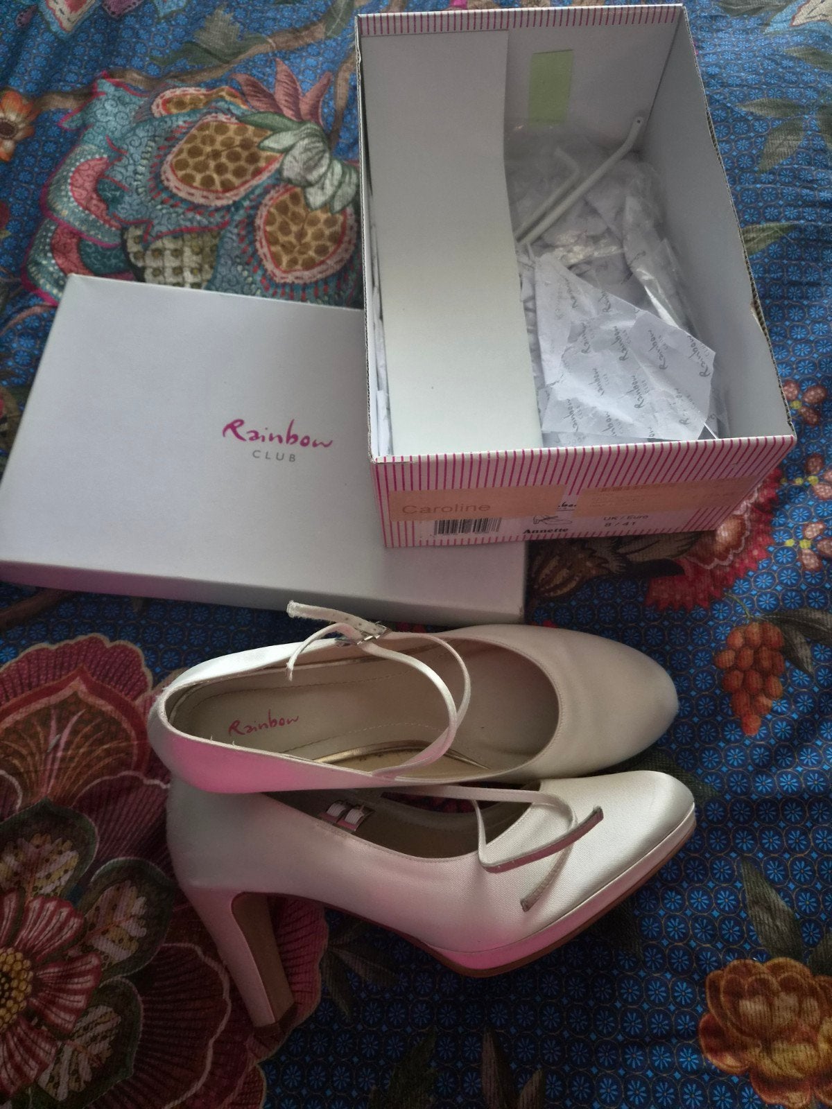 rainbow club bruidsschoenen trouwschoenen mt 41 ivory, Ophalen of Verzenden, Nieuw, Meisje, Schoentjes
