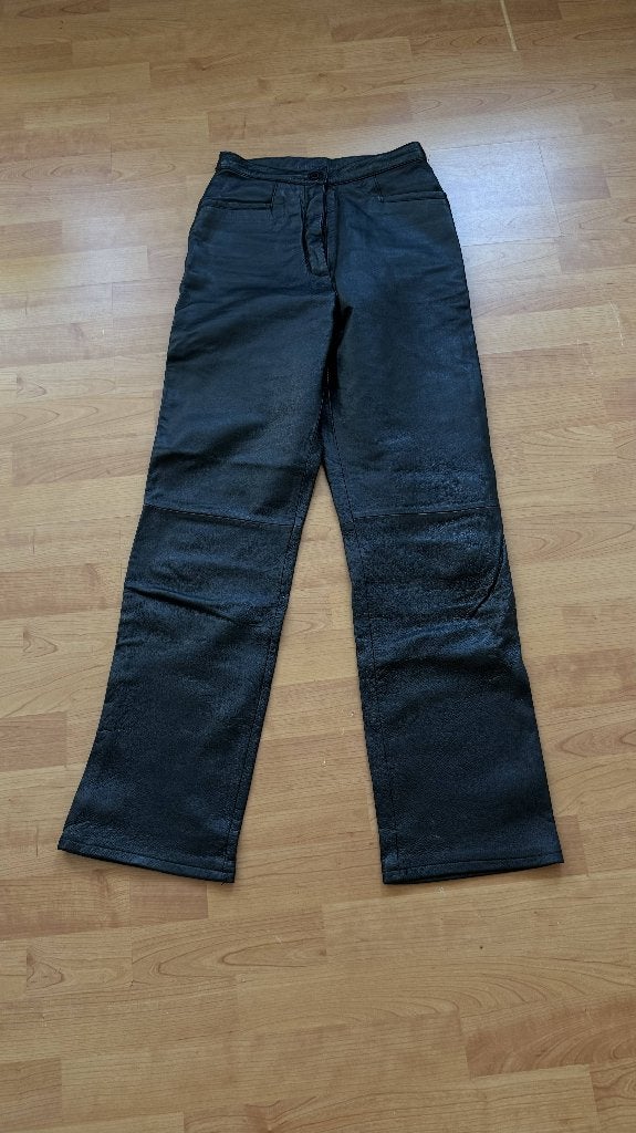 broek zwart leer, Rhythms, Zwart, Ophalen of Verzenden, Maat 36 (S)