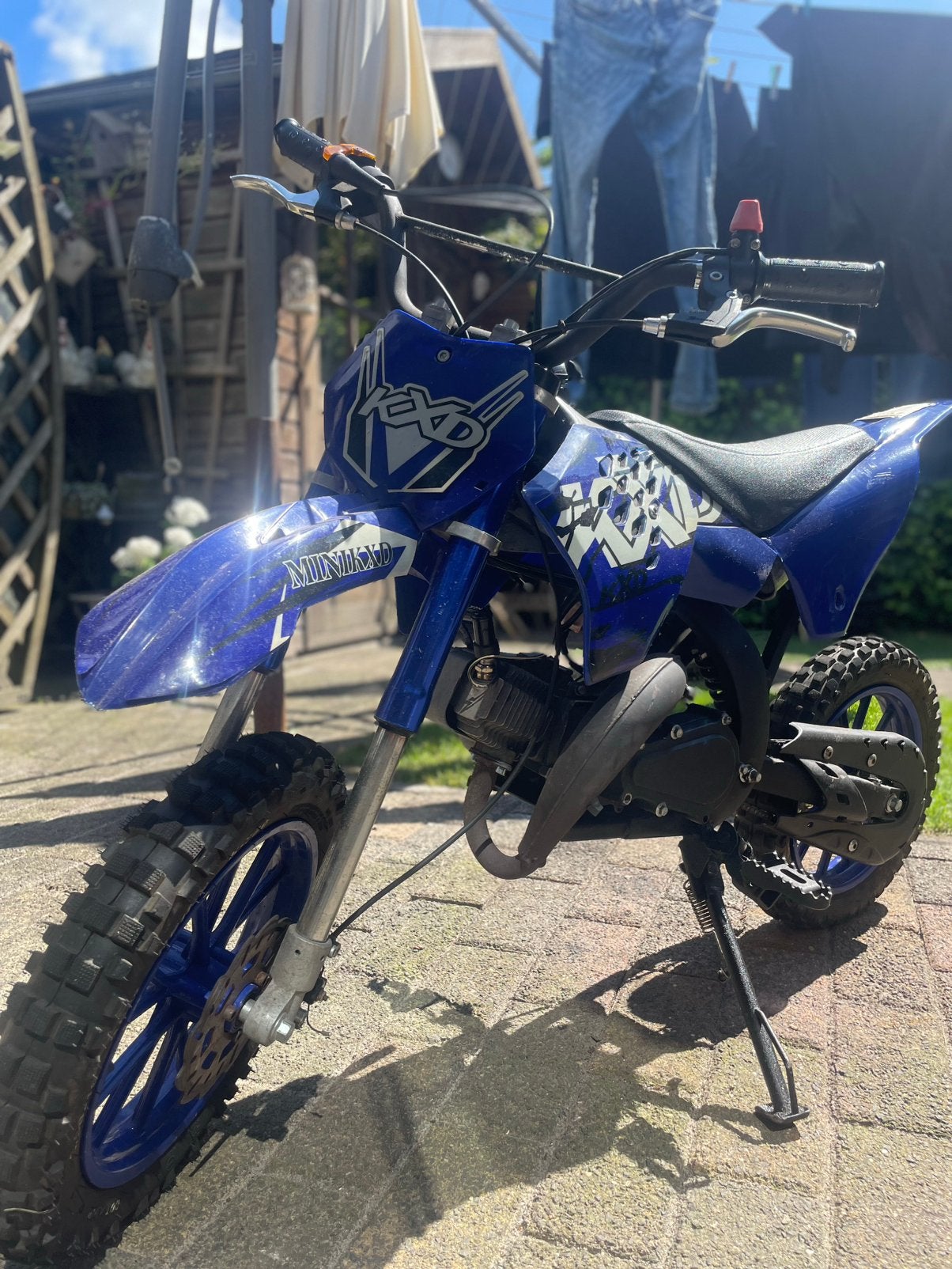 Mini Dirtbike / Crossmotor KXD 50cc - Topstaat - Trekstart, Ophalen, Overige typen