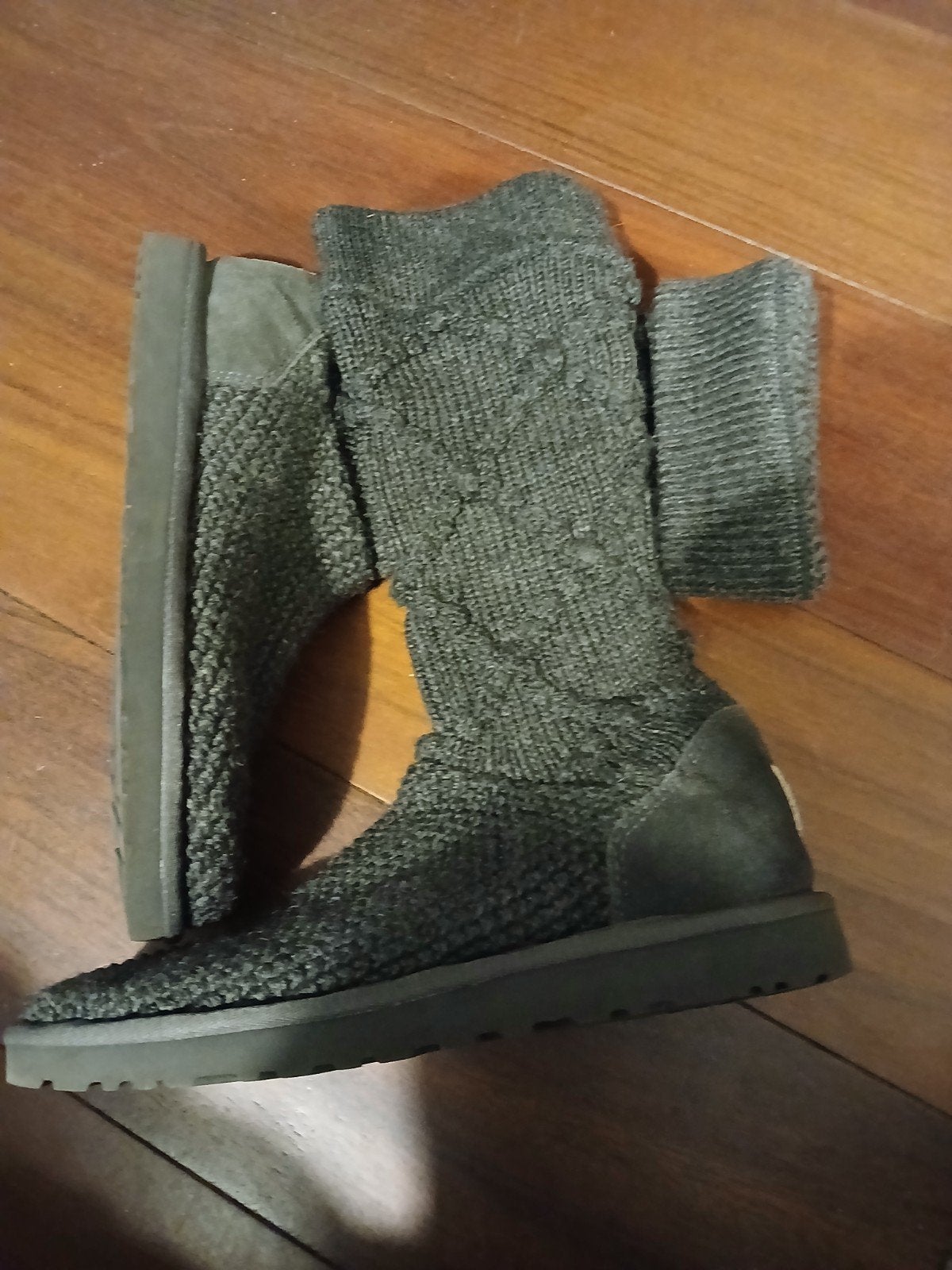 Ugg classic Agryle Knit Laarzen maat 40 grijs, Kleding | Dames, Hoge laarzen, UGG, Ophalen of Verzenden, Grijs