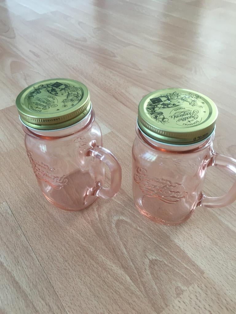 Nieuwe pot met handvat / voorraadpot / beker, Ophalen, Overige typen, Nieuw, Glas