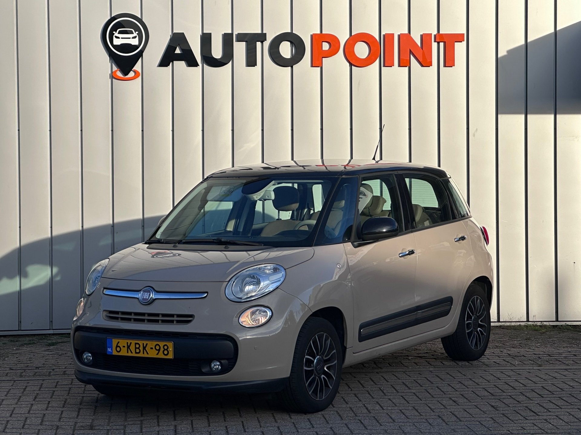 Fiat 500 L 0.9 TwinAir Lounge AIRCO PANO, Auto's, Gebruikt, Euro 6, Beige, Origineel Nederlands