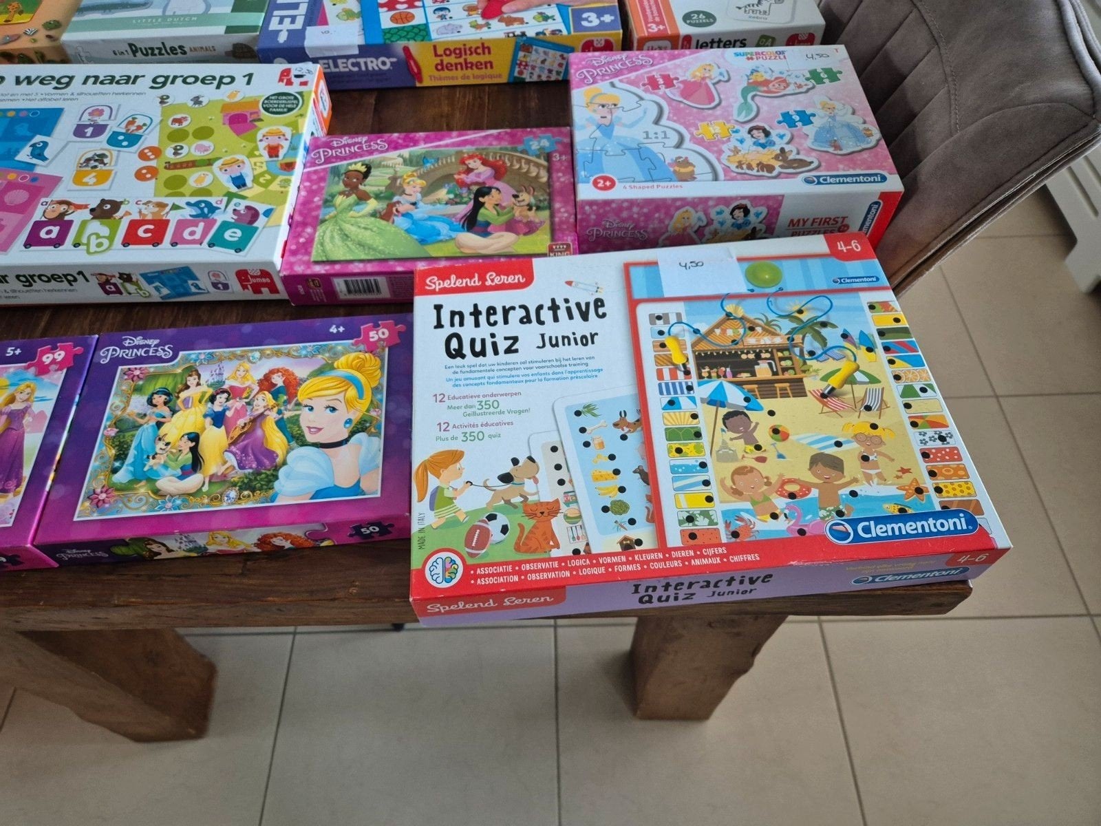 Grote partij diverse puzzels en spellen voor kinderen, Ophalen of Verzenden, Zo goed als nieuw, 2 tot 4 jaar