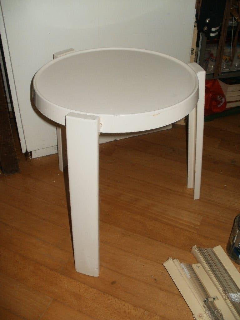 bijzettafel jaren 70 1 van set van drie, Italy, Minder dan 45 cm, Minder dan 55 cm, Gebruikt, Rond