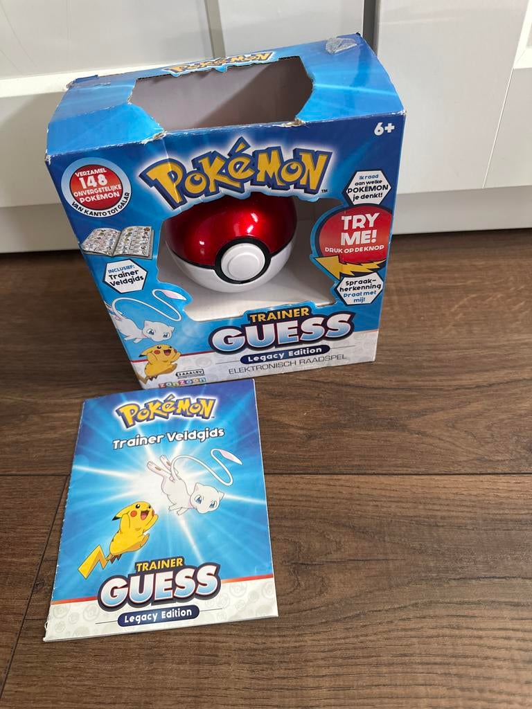 Pokémon Trainer Guess Legacy Edition Elektronisch Raadspel, Ophalen, Gebruikt, Jongen of Meisje