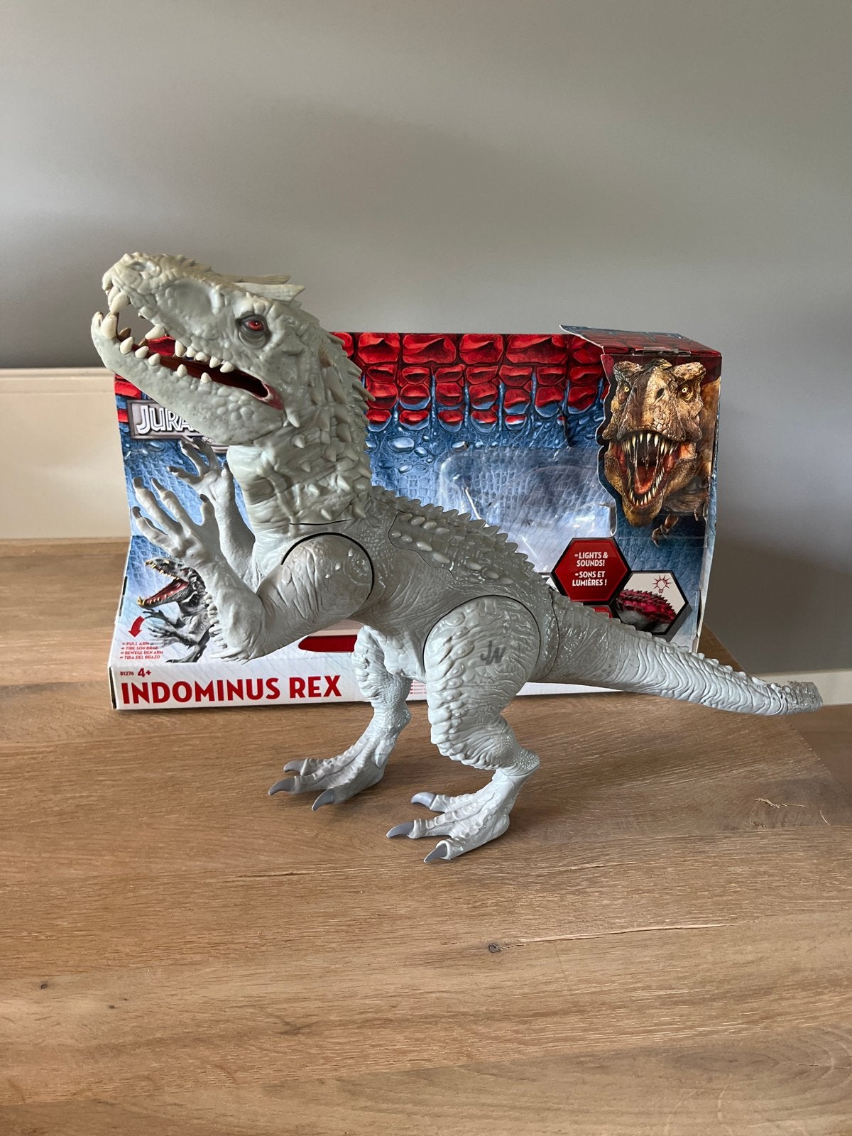 Jurassic World Indominus Rex Dinosaurus Speelfiguur, Ophalen of Verzenden, Gebruikt