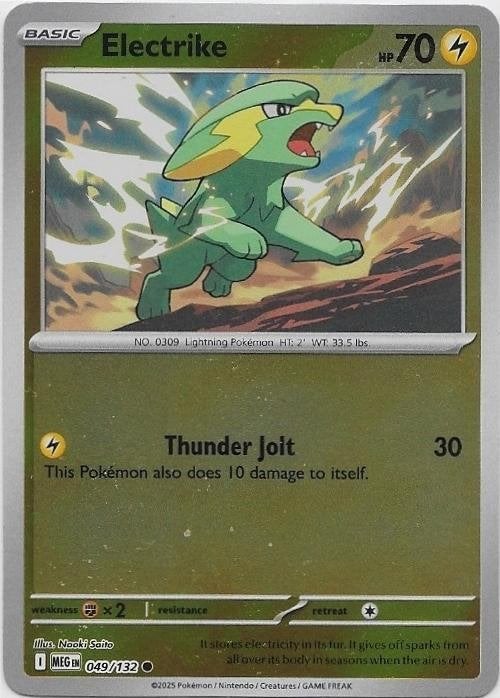 Mega Evolution,  Electrike [reverse] 49/132, Verzenden, Nieuw, Losse kaart