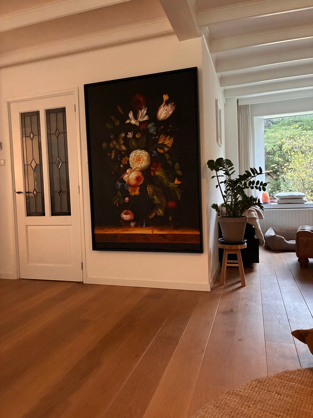 Groot Schilderij Bloemenstilleven - Klassieke Stijl, Ophalen, Doek, Stilleven, Olieverf