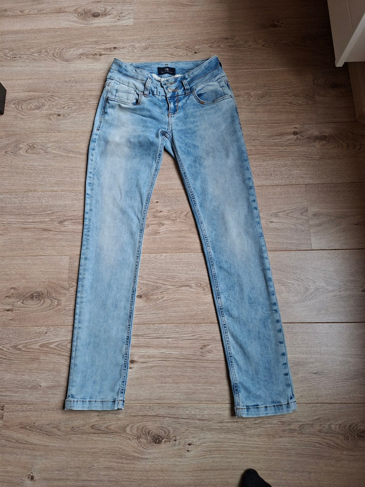 LTB Zena Jeans - Lichtblauwe Slim Fit Damesjeans, LTB, Verzenden, Zo goed als nieuw, Blauw