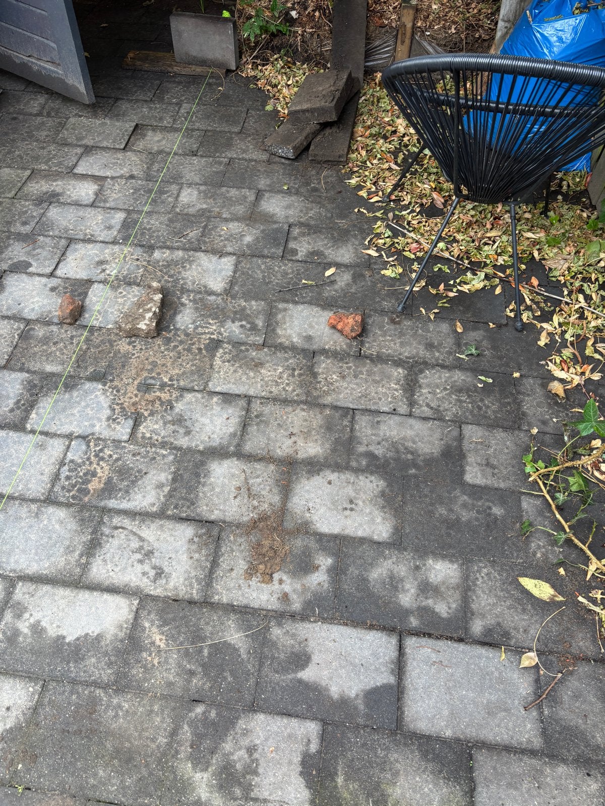 Beton Tegels grijs 30x20x6 cm met opsluitbandjes, Ophalen, Gebruikt, 10 m² of meer, Beton