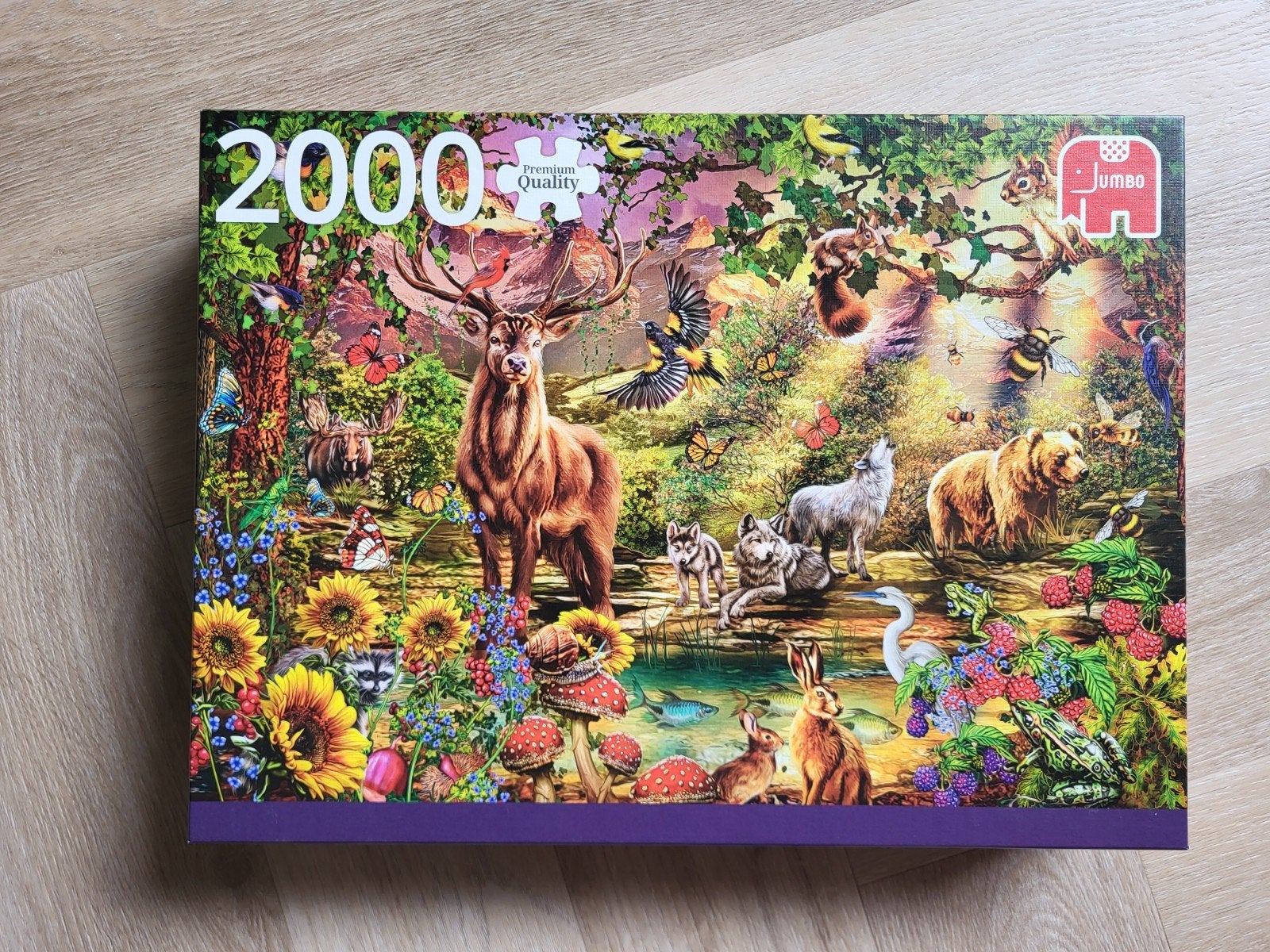 Jumbo Legpuzzel 2000 stukjes - Magisch Bos, Ophalen of Verzenden, Meer dan 1500 stukjes, Zo goed als nieuw, Legpuzzel