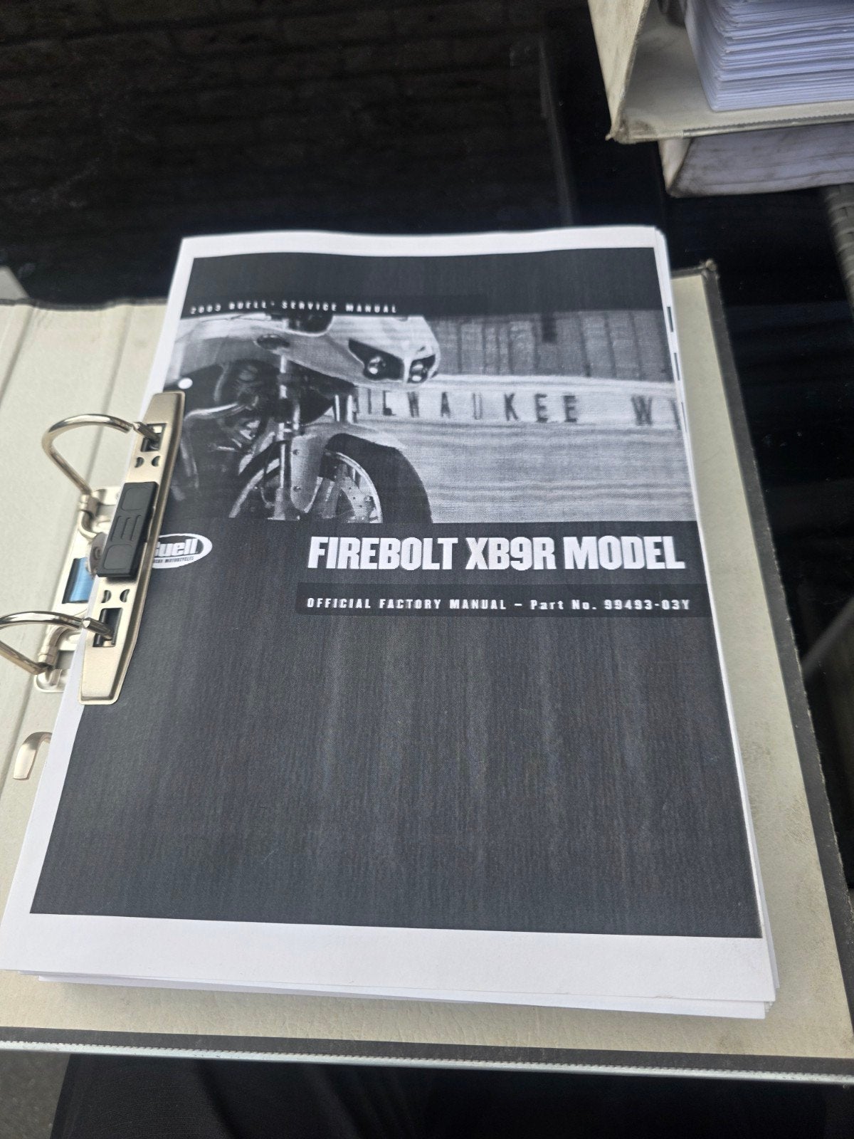 Buell XB9R Firebolt Service Manual 2003, Ophalen of Verzenden