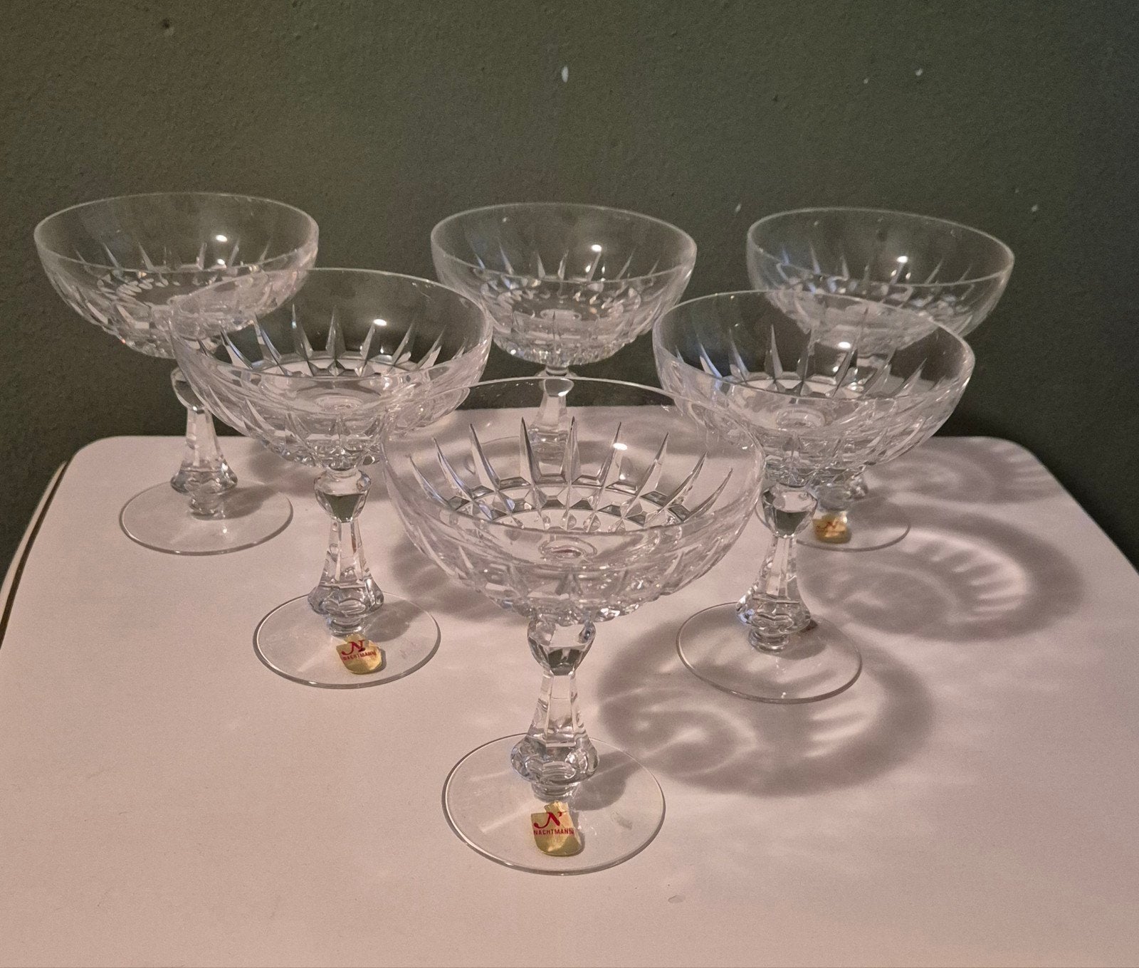 6  kristallen glazen van Nachtmann. Nieuw, Ophalen of Verzenden