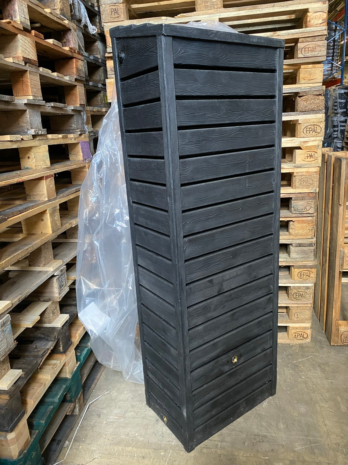 Nieuwe design regenton 300L hout, Tuin en Terras, Kunststof, Met kraantje, 150 liter of meer, Nieuw