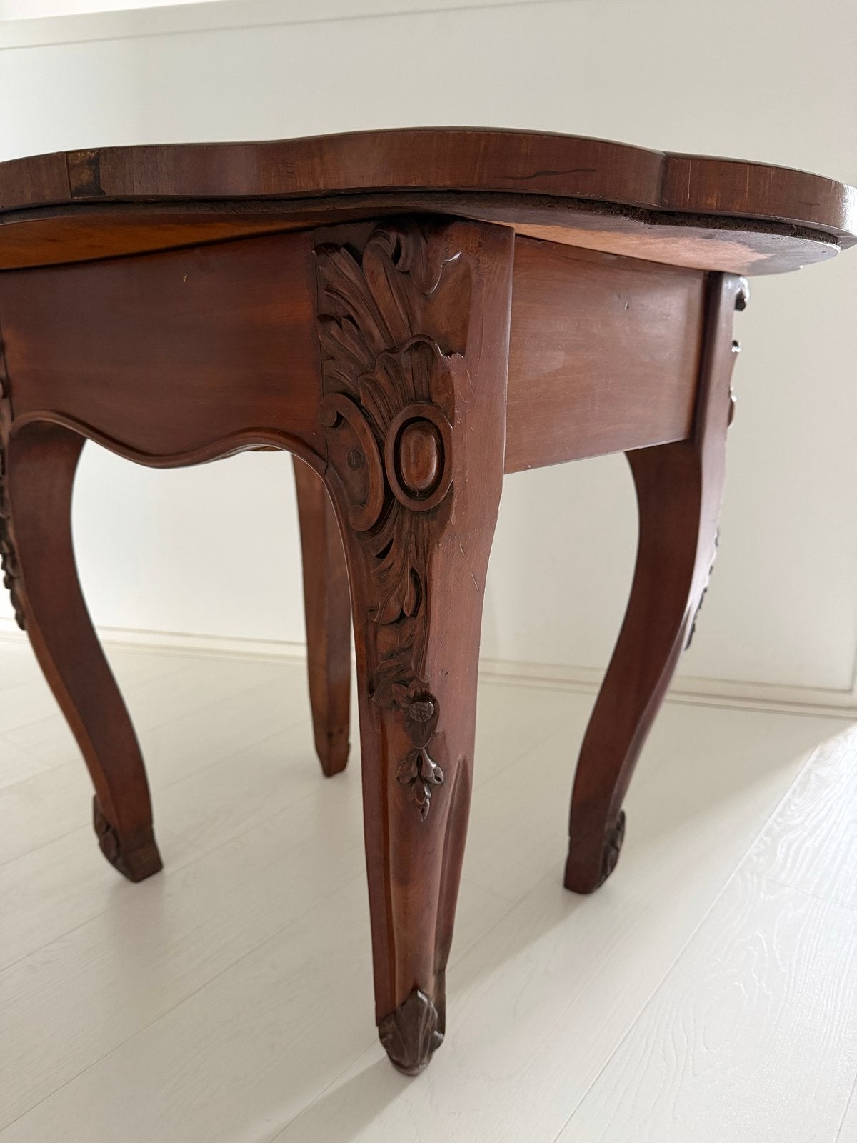 Antiek Ovale Mahoniehouten Bijzettafel, Ophalen of Verzenden