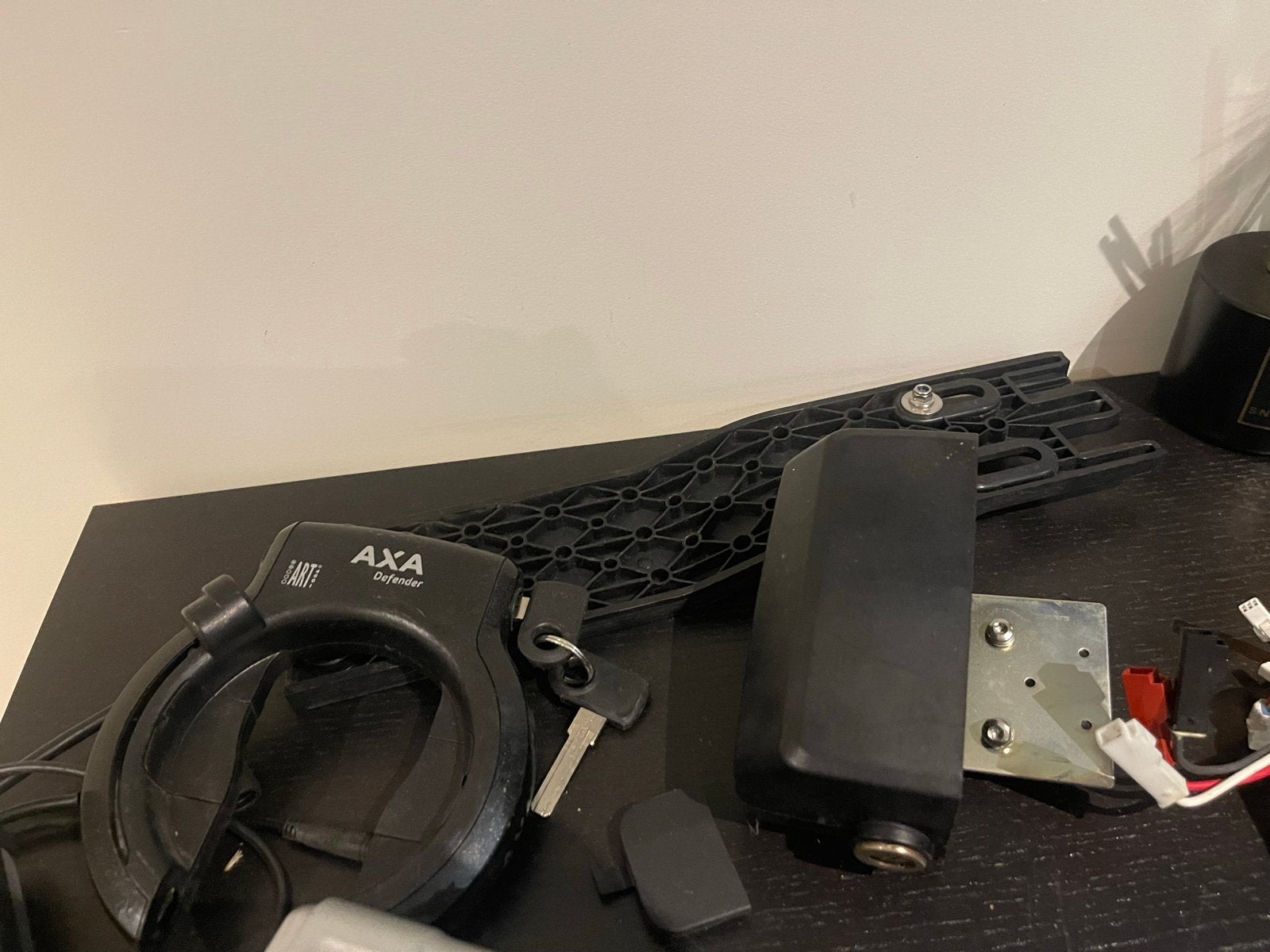 Accudrager Batavus Yamaha accu met fiets en accuslot, Ophalen of Verzenden, Gebruikt