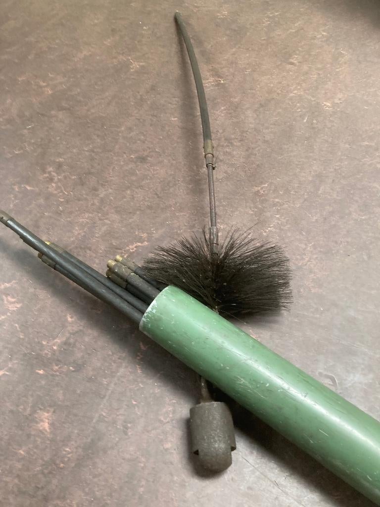 Schoorsteenveeg borstel, Doe-het-zelf en Verbouw, Gereedschap | Handgereedschap, Ophalen, Gebruikt