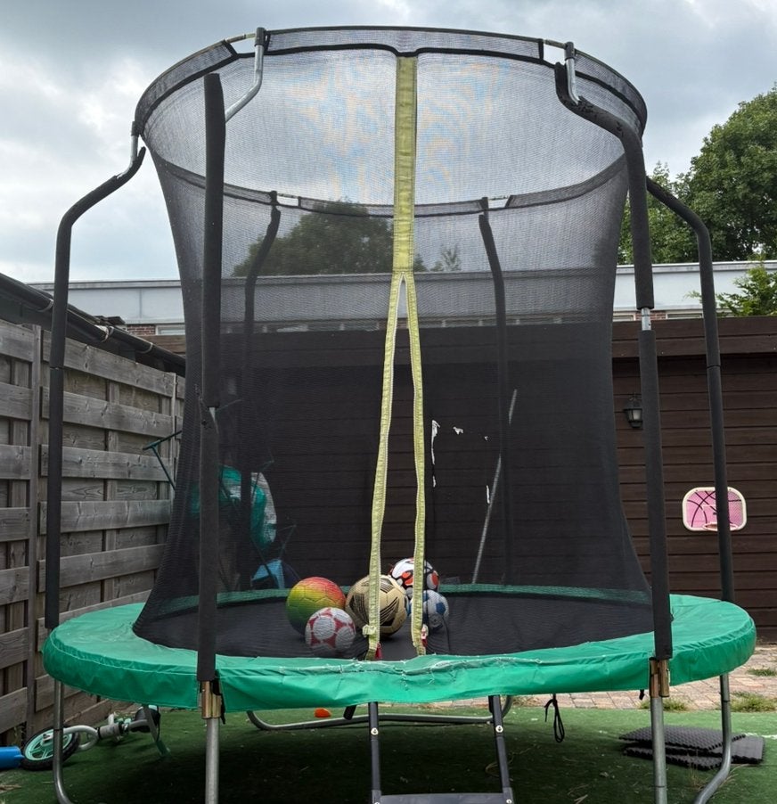 Trampoline 244cm, Kinderen en Baby's, Speelgoed | Buiten | Trampolines, Ophalen, Gebruikt