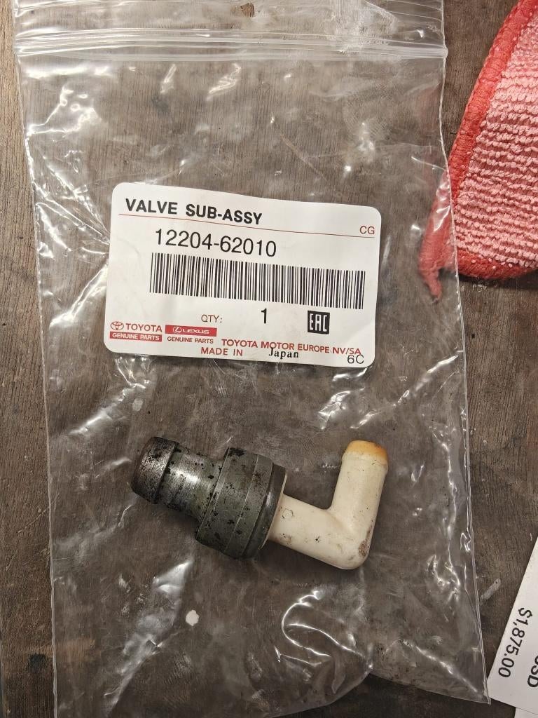toyota 12204-62010 PCV klep, Ophalen of Verzenden, Toyota