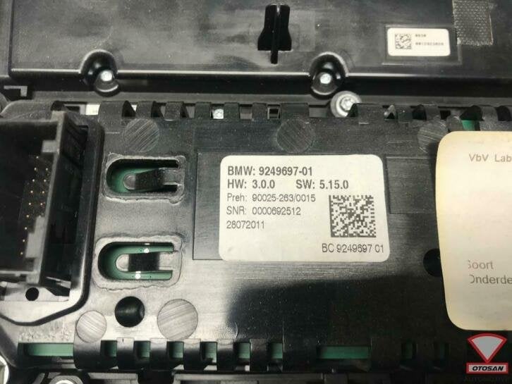 bmw 5 serie f10 radio bedieningspaneel climatronic 924969701, Petuelring 130
80788  Munich, DE, Gebruikt, Info@bmw.de, Ophalen of Verzenden