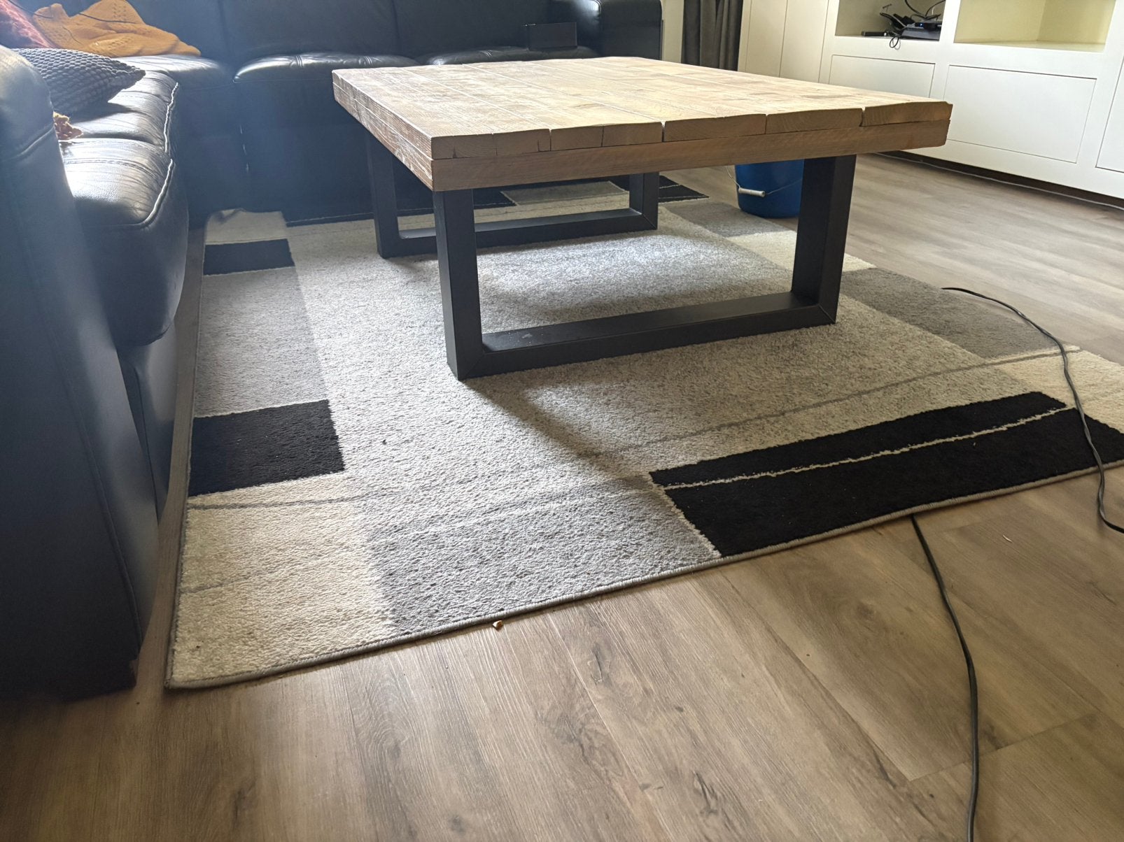 Grote eet tafel en een salon tafel en stoelen, Ophalen, 200 cm of meer, 50 tot 100 cm, Zo goed als nieuw