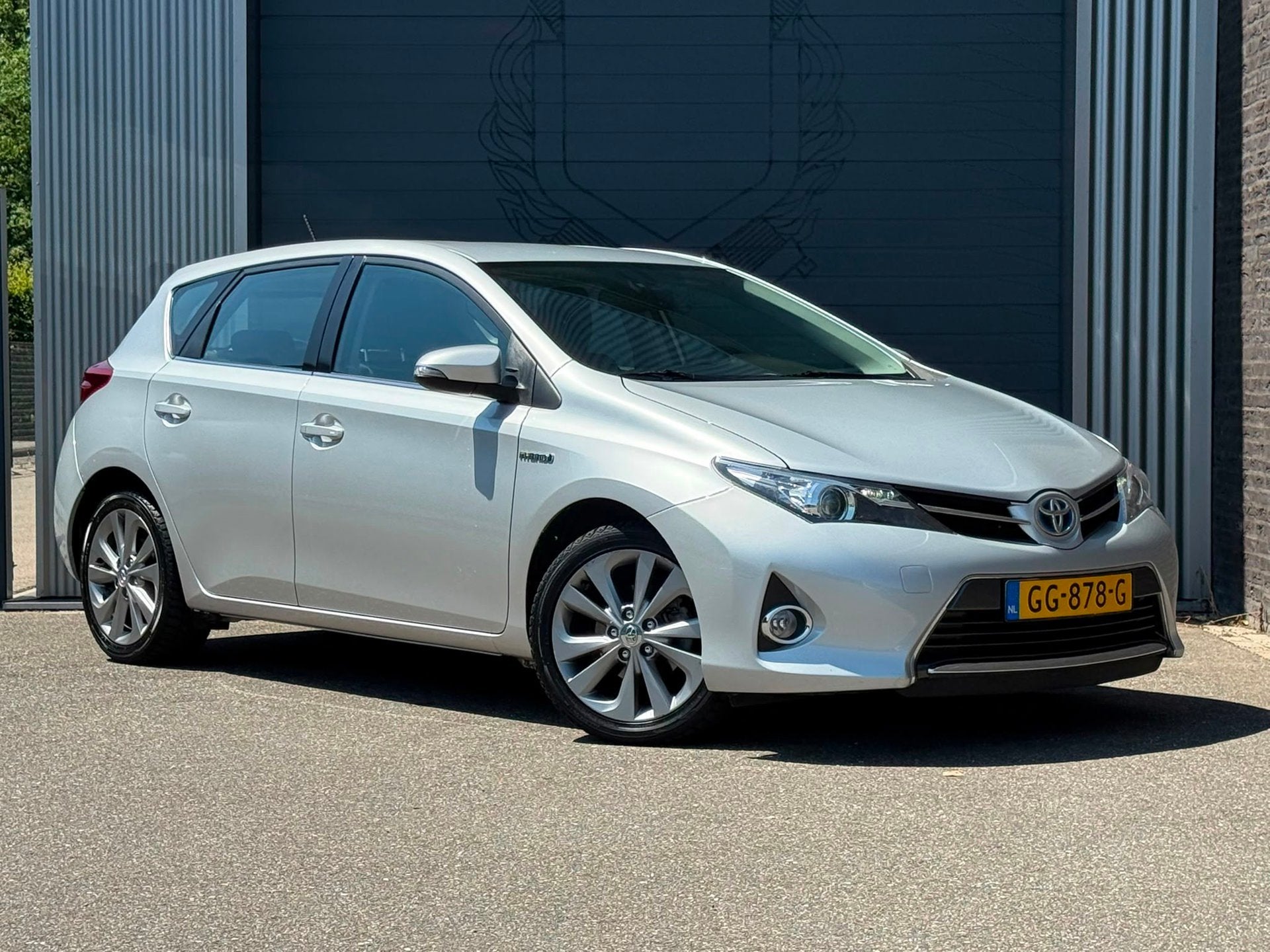 Toyota Auris 1.8 Hybrid Lease Automaat|Ecc|Navi, Euro 5, Stof, Gebruikt, 4 cilinders