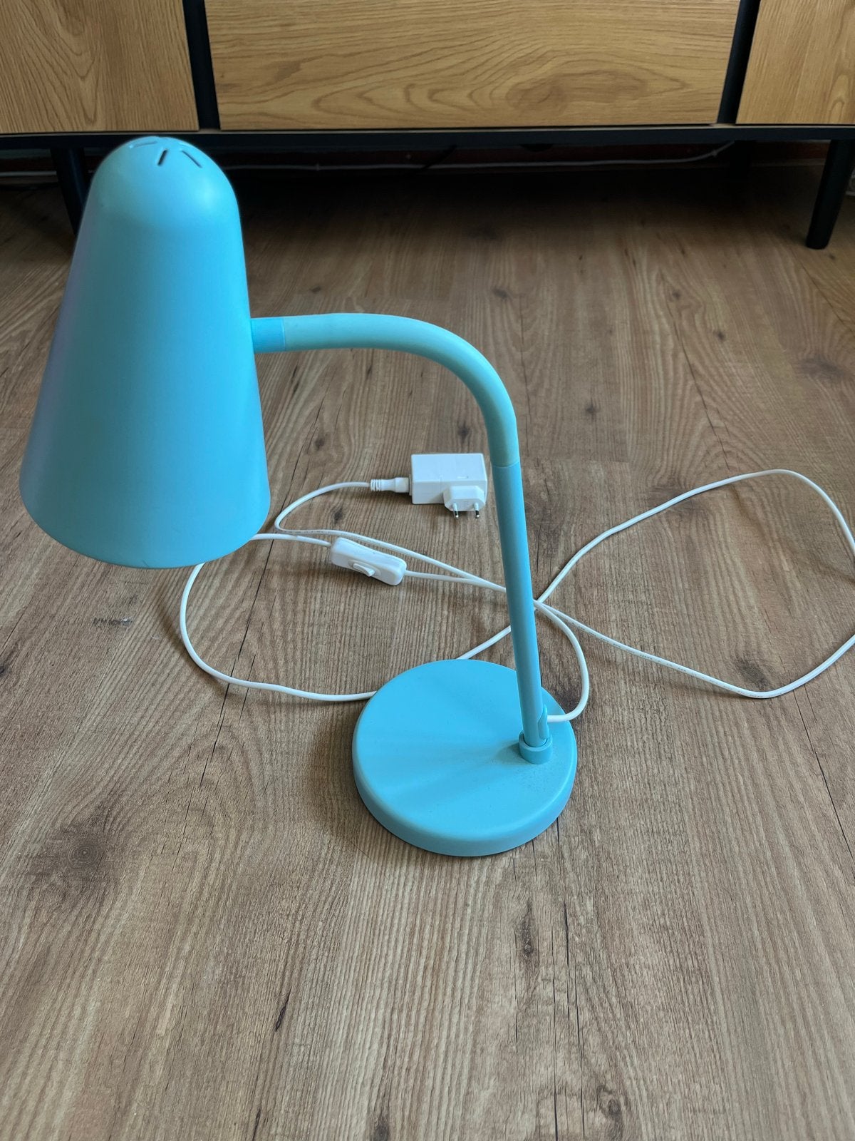 IKEA Jansjö LED Bureaulamp - Turquoise, Bureaulamp, IKEA, Metaal, Ophalen