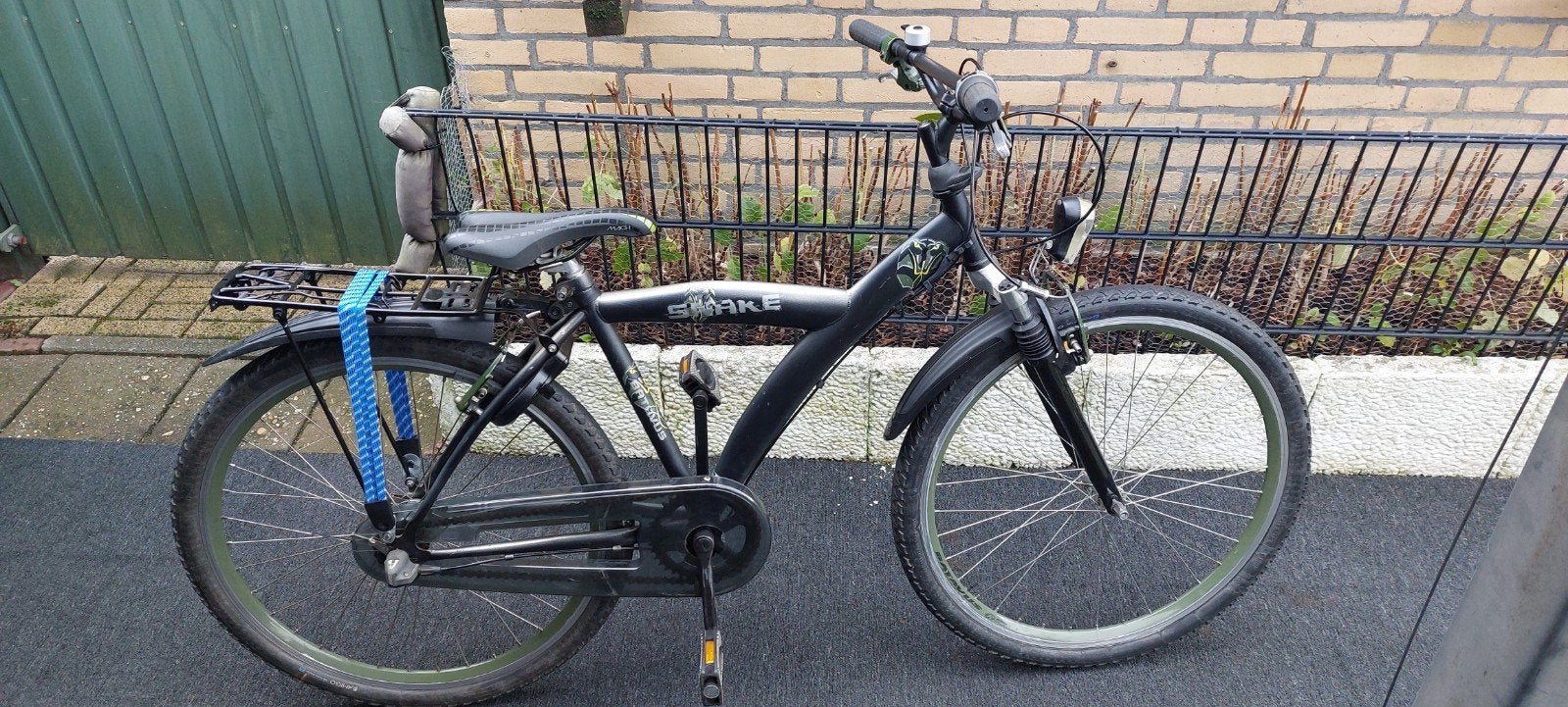 Jongensfiets--26inch.-Batavus Snake -3 versnellingen, Terugtraprem, Zo goed als nieuw, Batavus Snake, Handrem