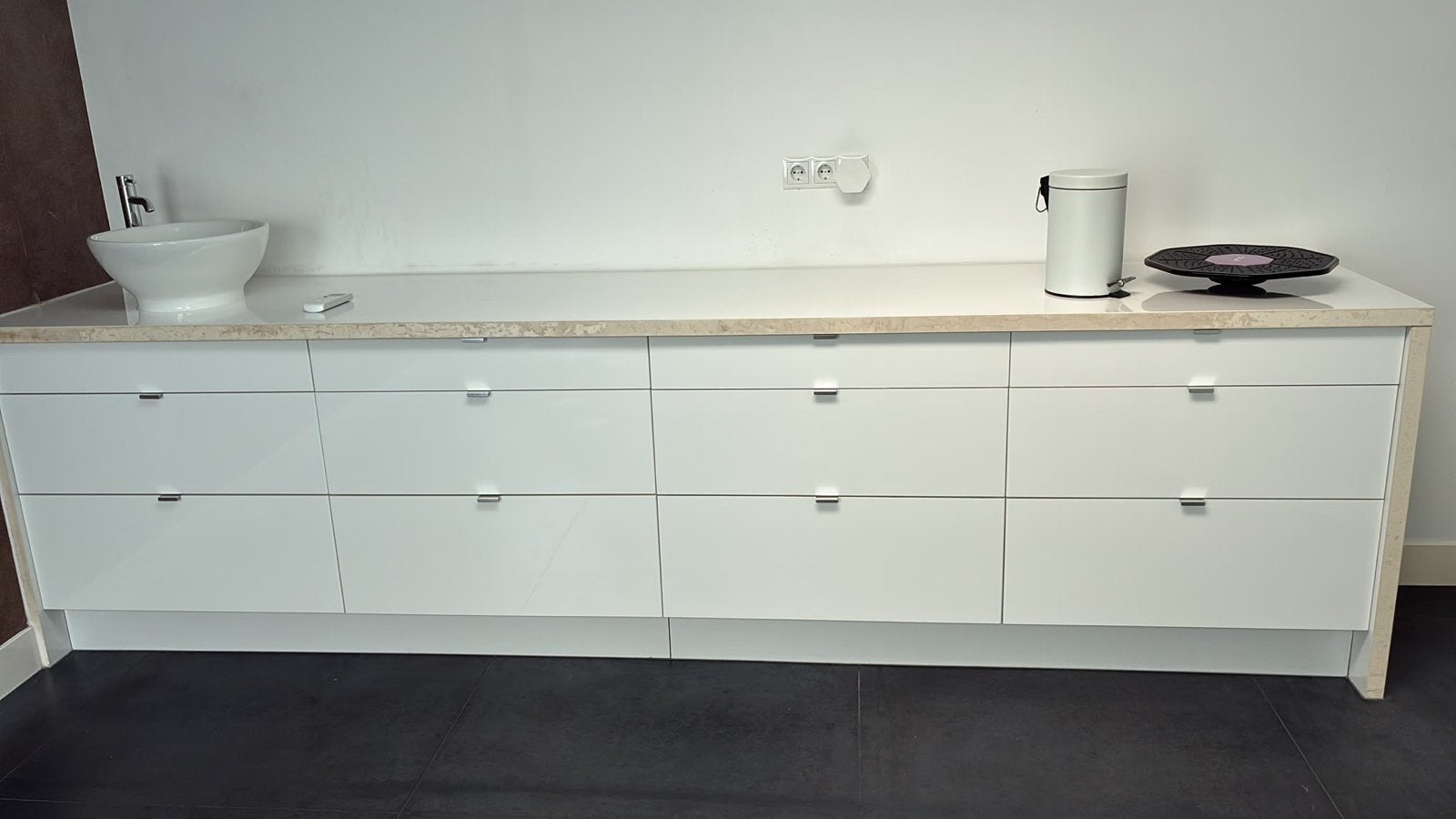 Ikea keuken elementen 4x 80 cm met blad waskom en kraan, Ophalen, Zo goed als nieuw, 200 cm of meer, Minder dan 100 cm