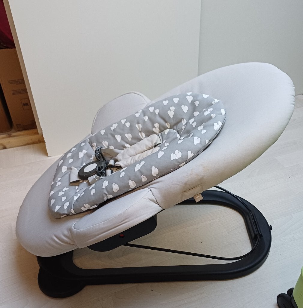 Stokke Steps set – kinderstoel + wipstoel, Ophalen, Gebruikt, Meegroeistoel, Aanschuifbaar