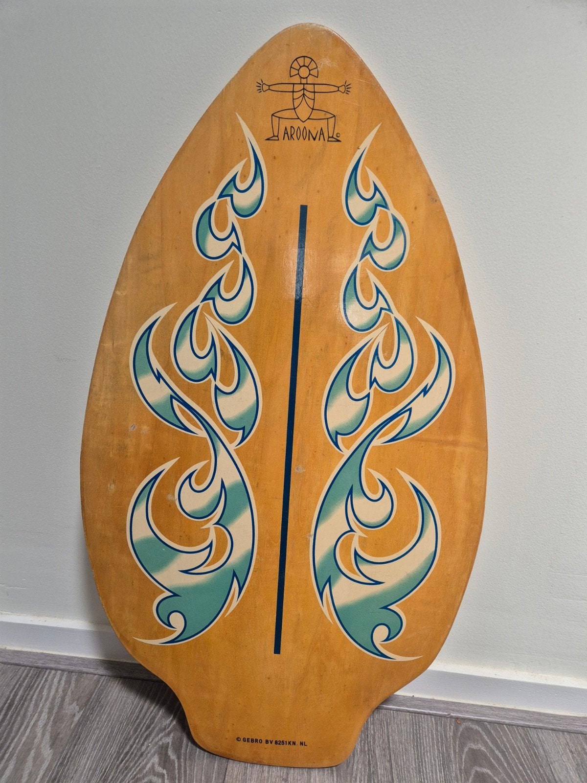 Vintage Aroona Skimboard - Houten Skimboard, Ophalen, Gebruikt, Overige typen