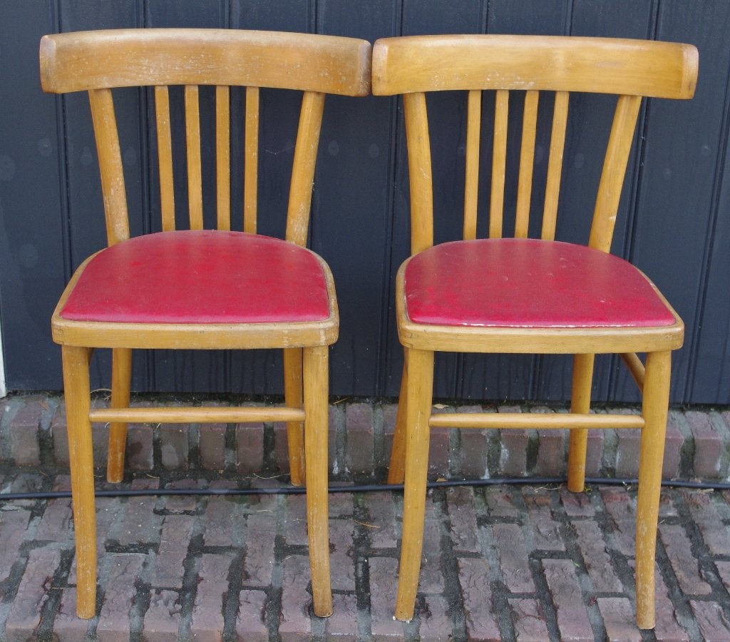 2 Retro keukenstoelen, Ophalen