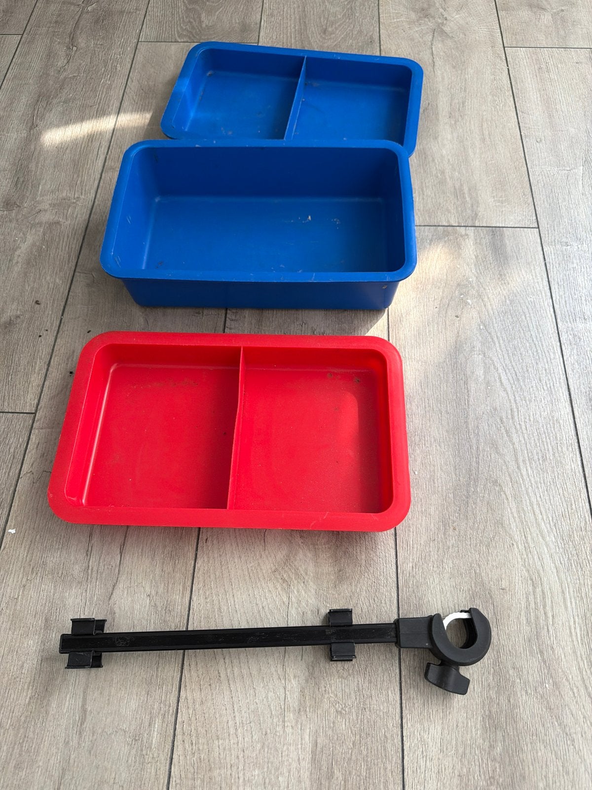 Rive sidetray houder D25 met 3 side bakken, Watersport en Boten, Hengelsport | Witvissen, Ophalen of Verzenden, Gebruikt, Overige typen