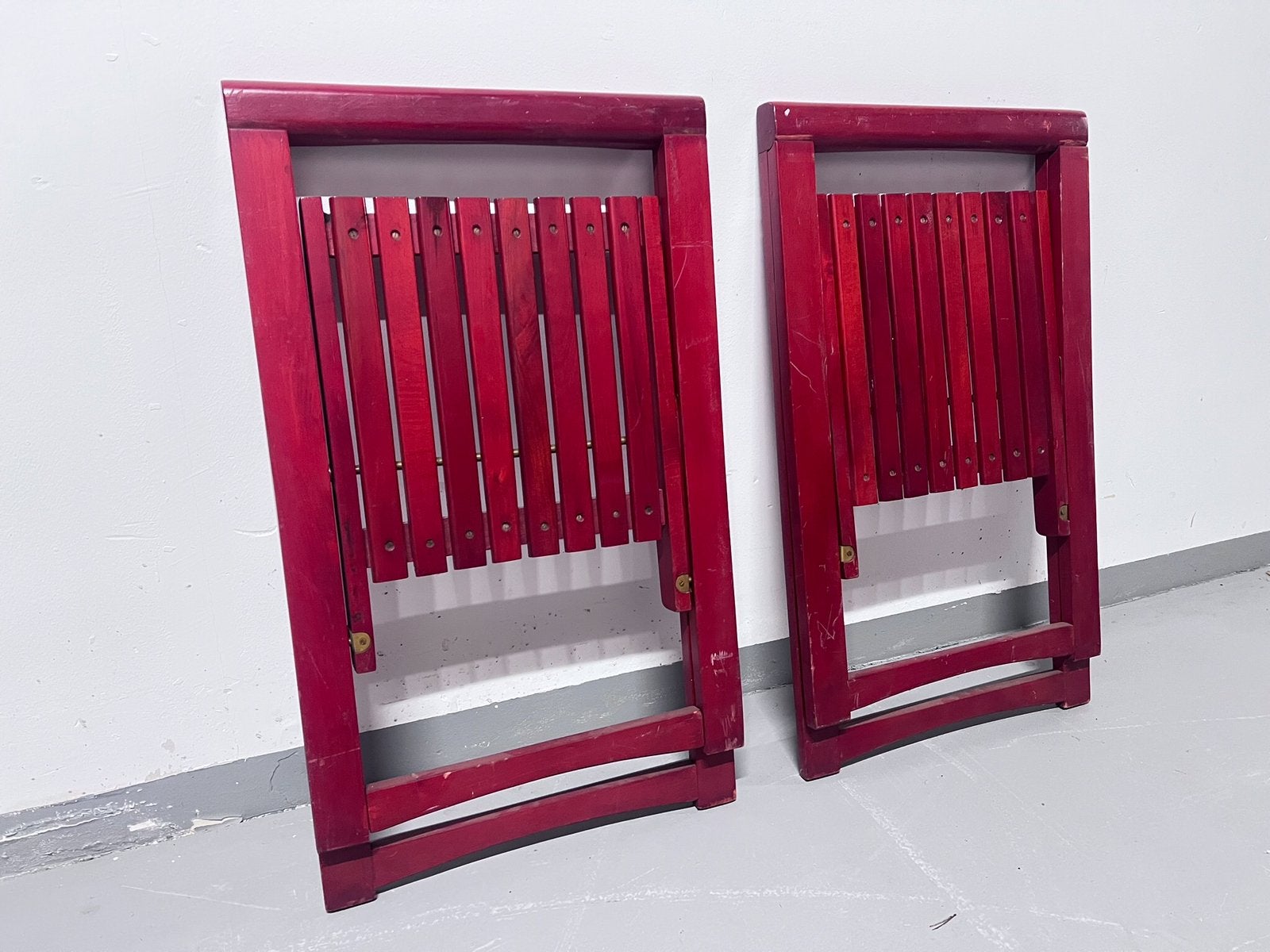Retro vintage klapstoelen, Ophalen, Zo goed als nieuw