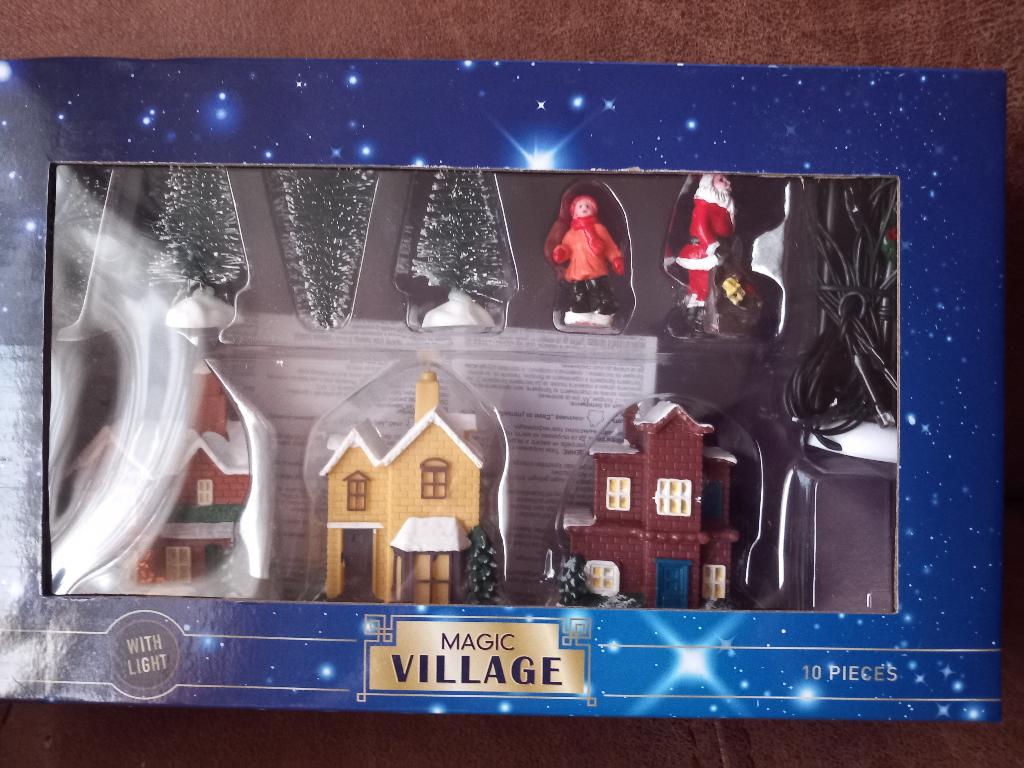 Kerstdorp huisjes inclusief verlichting, Ophalen of Verzenden, Nieuw